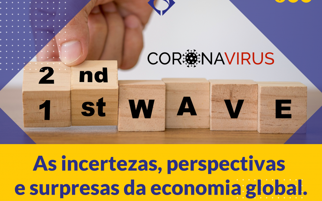 As incertezas, perspectivas e surpresas da economia global.